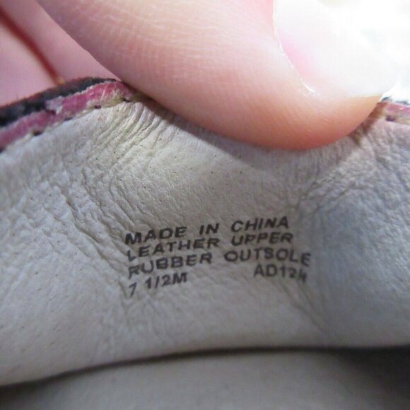 Michael Kors Suede Leather Loafer Women's 7.5 Burgundy Flats Driving Shoes 610 - Picture 9 of 12